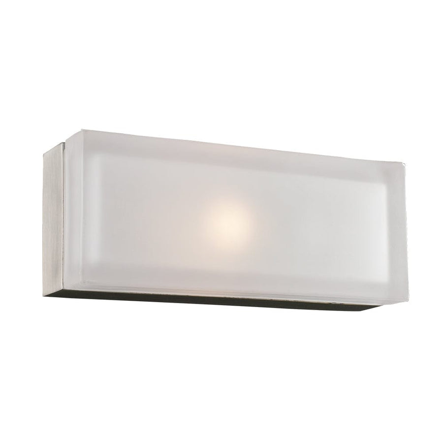 PLC Lighting Praha 1 LED-Light Satin Nickel Dimmable Wall Light 6574SNLED Chandelier Palace