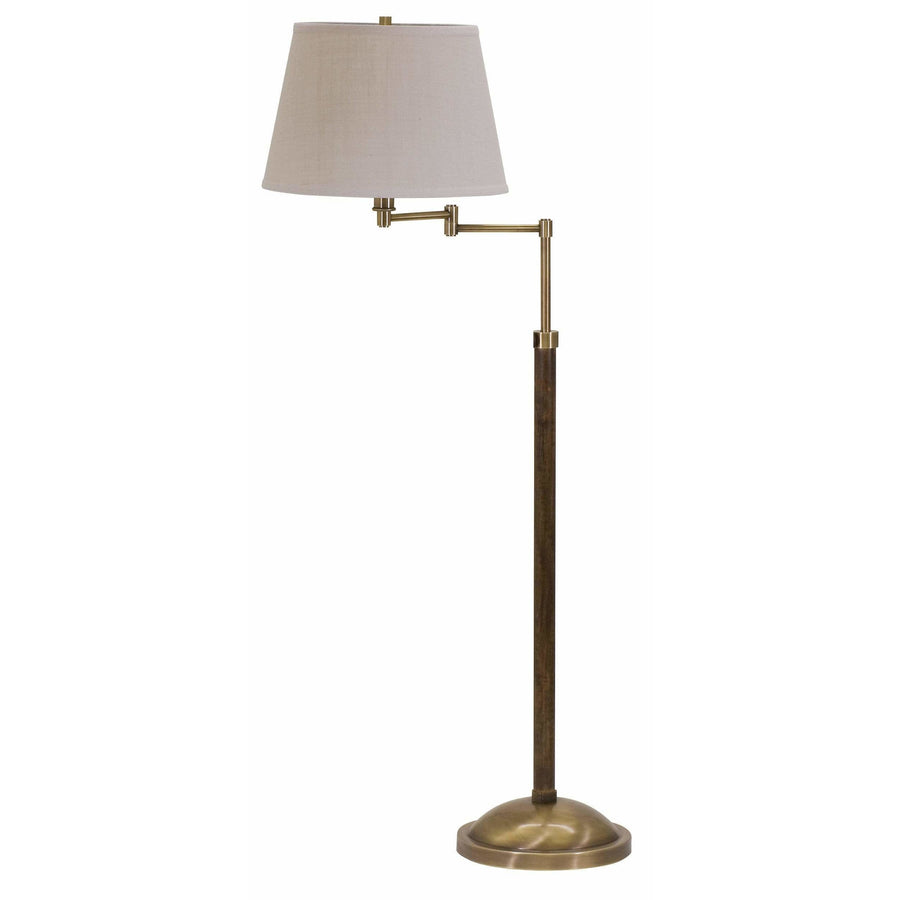 House Of Troy Floor Lamps Richmond Adjustable Swing Arm Floor Lamp by House Of Troy R401-AB