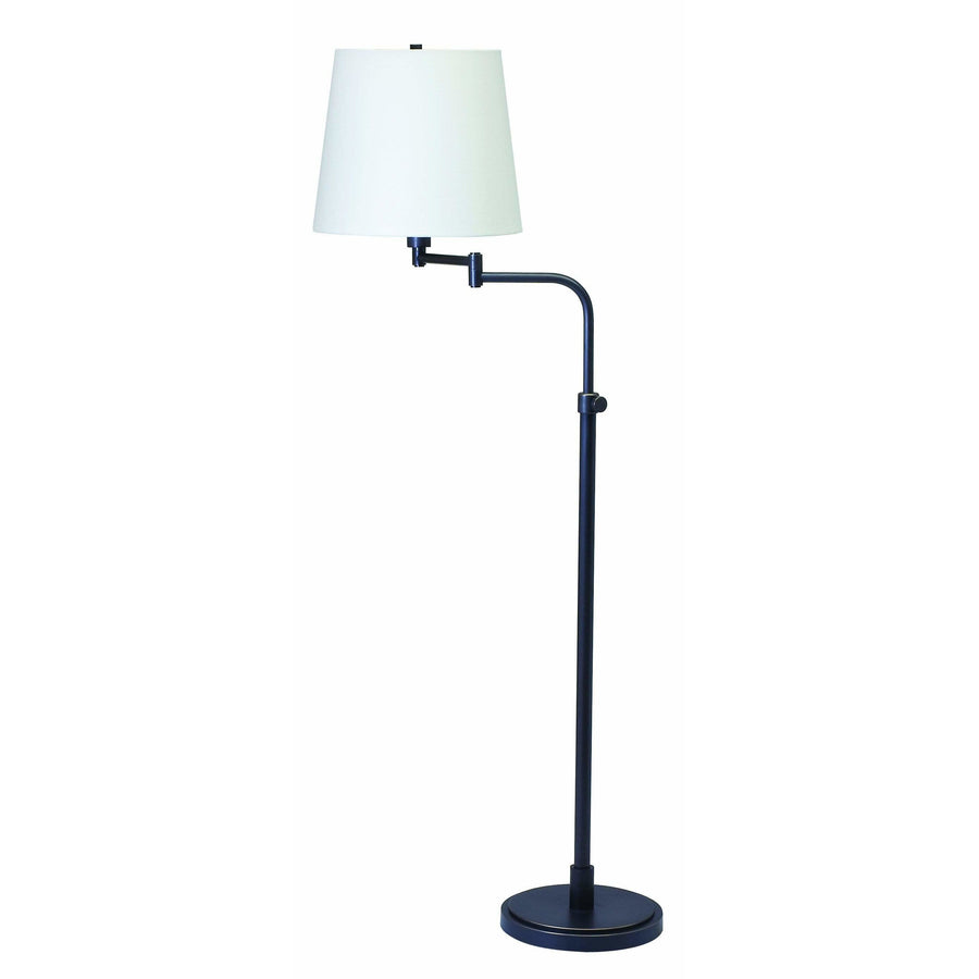 House Of Troy Floor Lamps Townhouse Adjustable Swing Arm Floor Lamp by House Of Troy TH700-OB