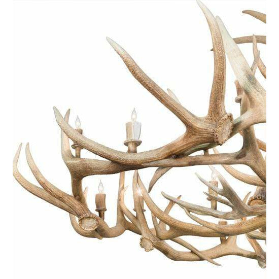 Meyda Lighting Ceiling Fixture, Chandeliers Default Antlers Elk & Mule Deer Ceiling Fixture By Meyda Lighting 212267
