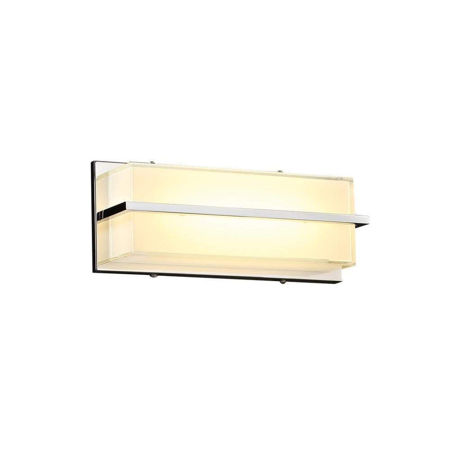 PLC Lighting Bathroom Lighting Polished Chrome / Opal / Integrated LED 1 One light wall sconce from the Tazza collection By PLC Lighting 90050