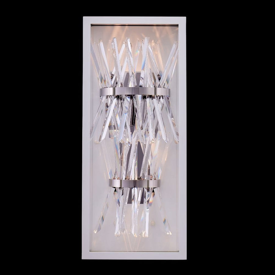 Allegri by Kalco Lighting Glacier 25 Inch LED Outdoor Wall Sconce 090221-064-FR001 Chandelier Palace