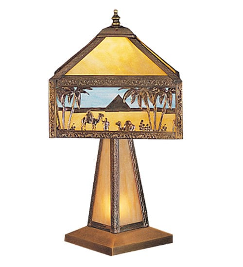 Meyda Lighting 19.5" Wide Camel Mission Accent Lamp 200206 Chandelier Palace