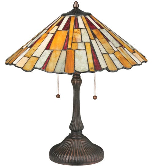 Meyda Lighting 23"H Delta Jadestone Table Lamp 120600 Chandelier Palace