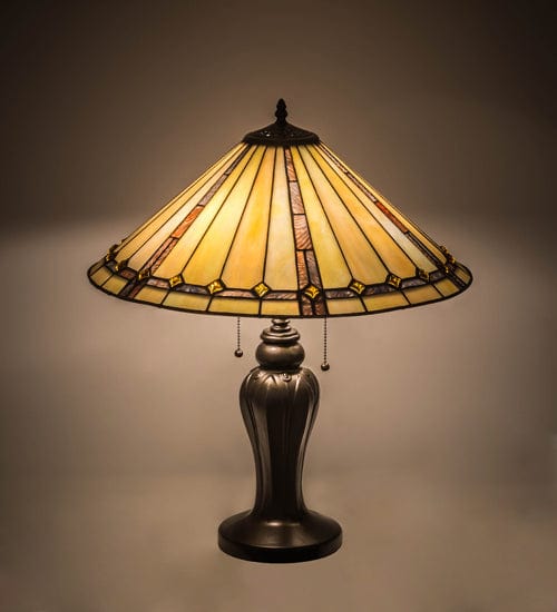 Meyda Lighting 24"H Belvidere Table Lamp 184912 Chandelier Palace
