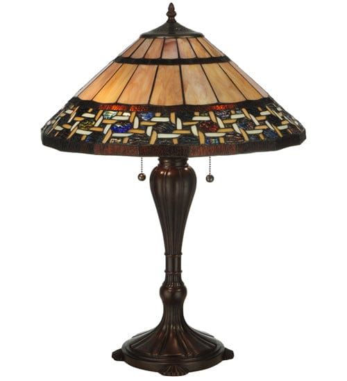 Meyda Lighting 25"H Ilona Table Lamp 125114 Chandelier Palace