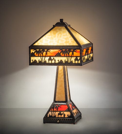 Meyda Lighting 26" High Camel Mission Table Lamp 217641 Chandelier Palace