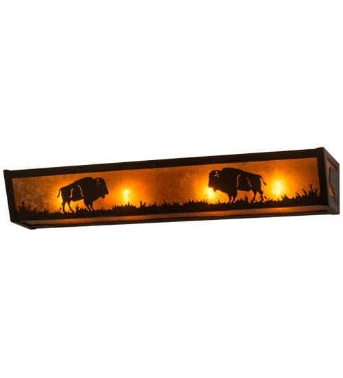 Meyda Lighting 30"W Buffalo Vanity Light 67746 Chandelier Palace