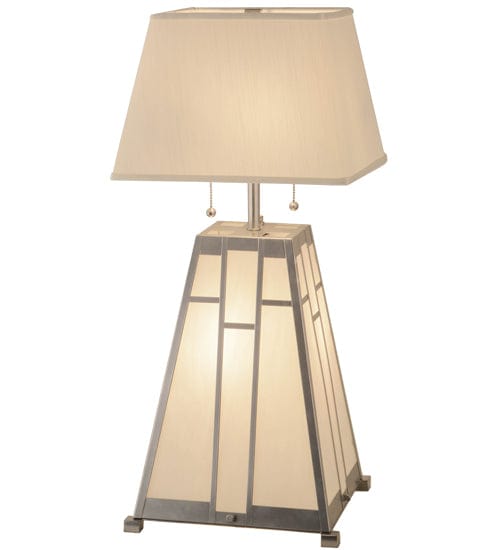 Meyda Lighting 31"H Double Bar Mission Table Lamp 154830 Chandelier Palace