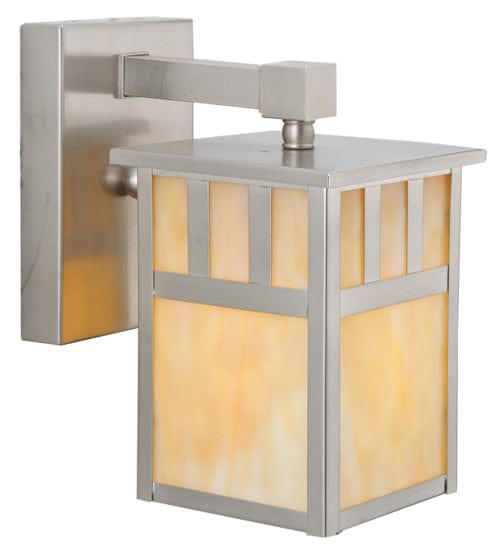 Meyda Lighting 5" Wide Hyde Park Double Bar Mission Solid Mount Wall Sconce 106438 Chandelier Palace
