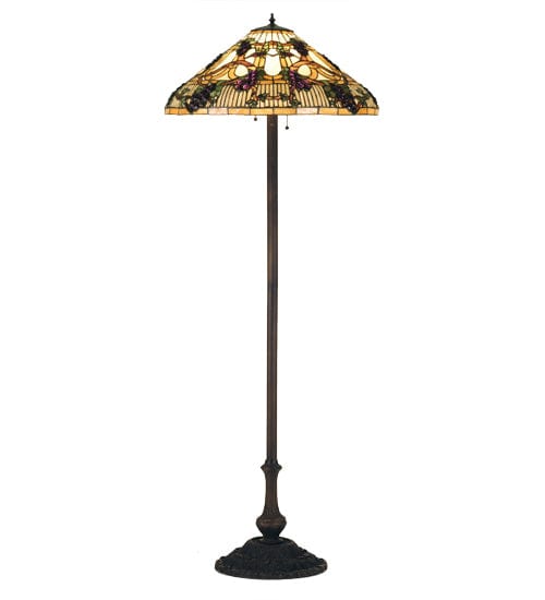 Meyda Lighting 64" High Jeweled Grape Floor Lamp 55961 Chandelier Palace