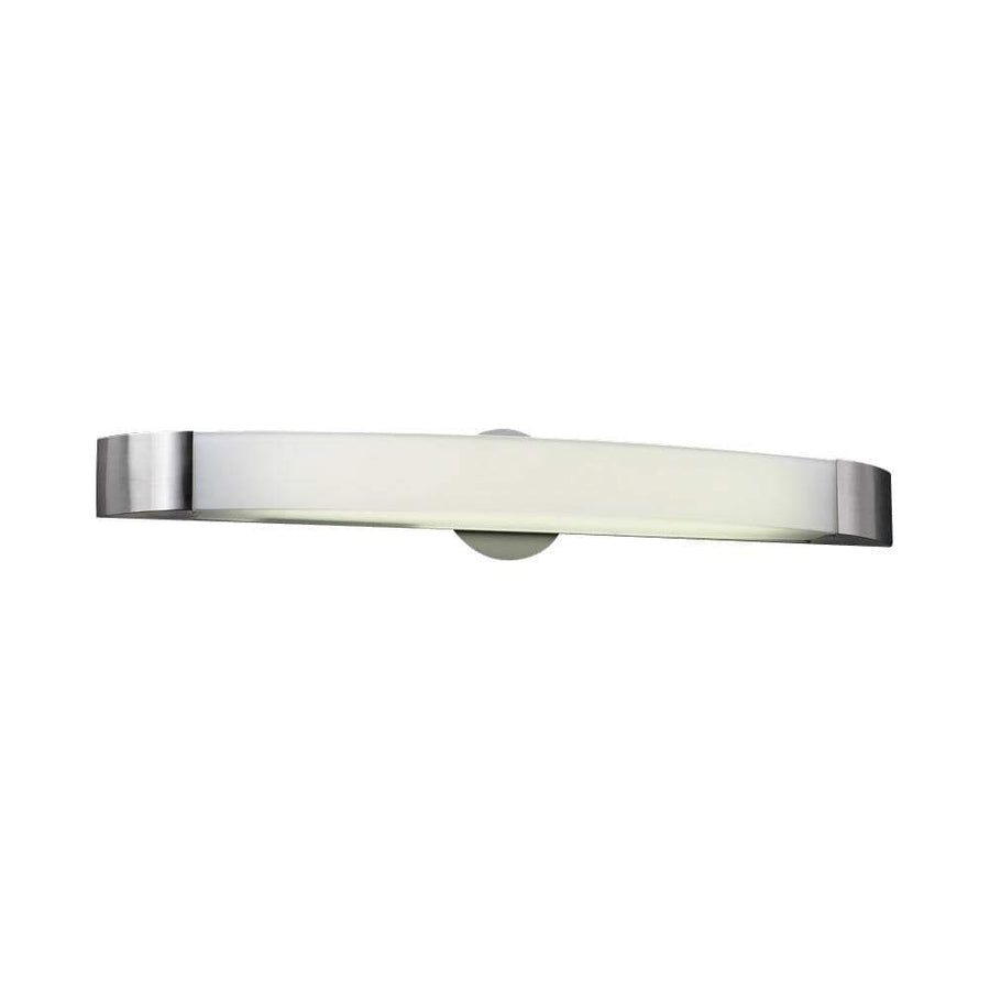 PLC Lighting Delaney 1-Light Satin Nickel Non Dimmable Wall Light 3376SN Chandelier Palace