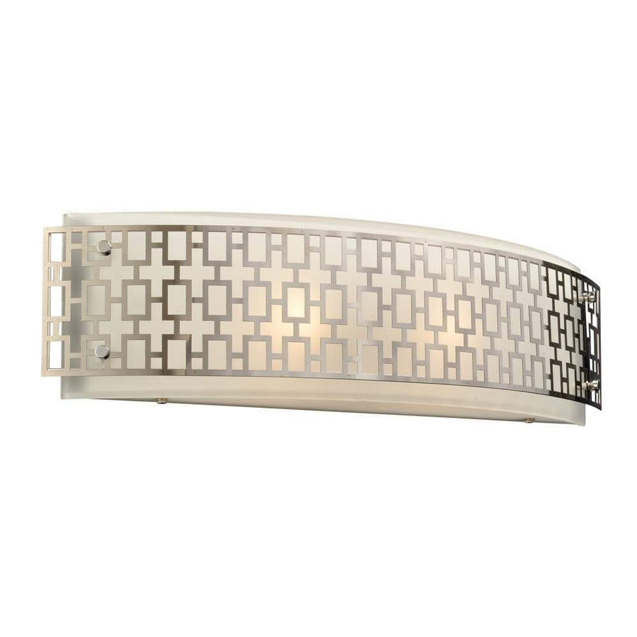 PLC Lighting Ethen 1-Light Polished Chrome Dimmable Wall Light 12153 PC Chandelier Palace