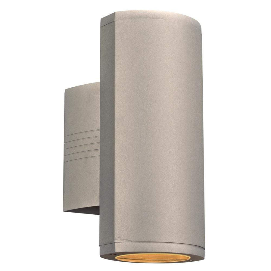 PLC Lighting Lenox-II 2 LED-Light Silver Dimmable Exterior Light 2065SL Chandelier Palace