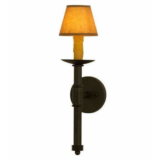 2nd Ave Lighting One Light Oil Rubbed Bronze / Natural Parchment Textrene / Glass Fabric Idalight Amada One Light By 2nd Ave Lighting 160120