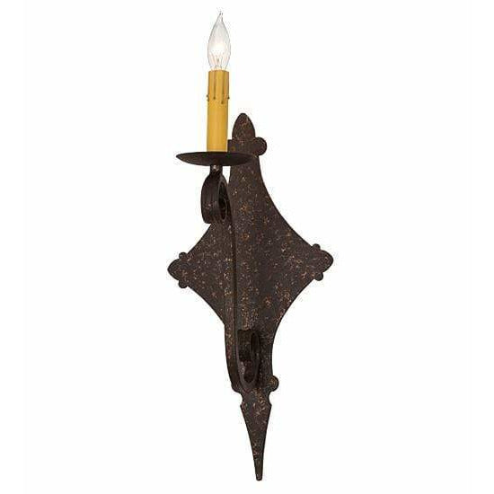2nd Ave Lighting One Light Copper Rust / Glass Fabric Idalight Angelique One Light By 2nd Ave Lighting 162463