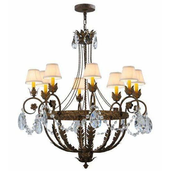 2nd Ave Lighting Chandeliers Pompeii Gold / Polyresin Antonia Chandelier By 2nd Ave Lighting 142692