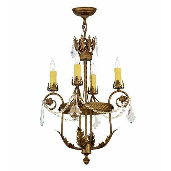 2nd Ave Lighting Chandeliers Spanish Gold / Polyresin Antonia Chandelier By 2nd Ave Lighting 152132
