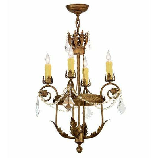 2nd Ave Lighting Chandeliers Spanish Gold / Polyresin Antonia Chandelier By 2nd Ave Lighting 152132