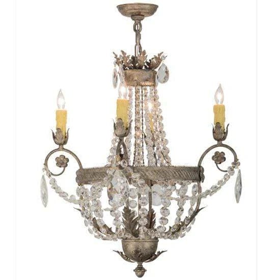 2nd Ave Lighting Chandeliers Corinth / Glass Fabric Idalight Antonia Chandelier By 2nd Ave Lighting 155186