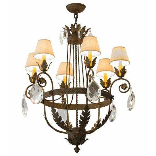 2nd Ave Lighting Chandeliers Pompeii Gold (130t) / Polyresin Antonia Chandelier By 2nd Ave Lighting 180943