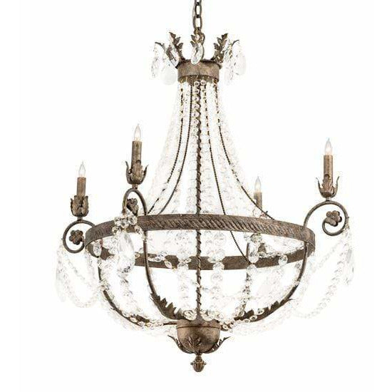 2nd Ave Lighting Chandeliers Corinth / Crystal / Glass Antonia Chandelier By 2nd Ave Lighting 212391