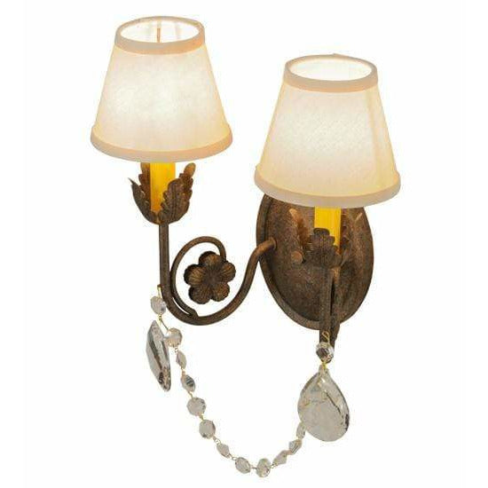 2nd Ave Lighting Two Lights Antiquity / Polyresin Antonia Two Light By 2nd Ave Lighting 150959