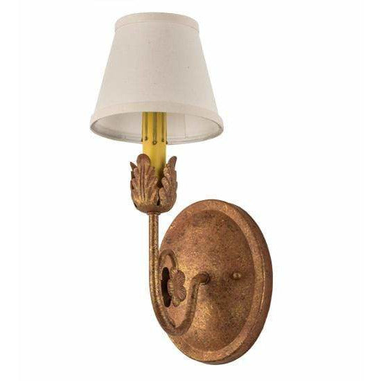 2nd Ave Lighting One Light Autumn Leaf / Natural Textrene / Glass Fabric Idalight Antonia One Light By 2nd Ave Lighting 178451