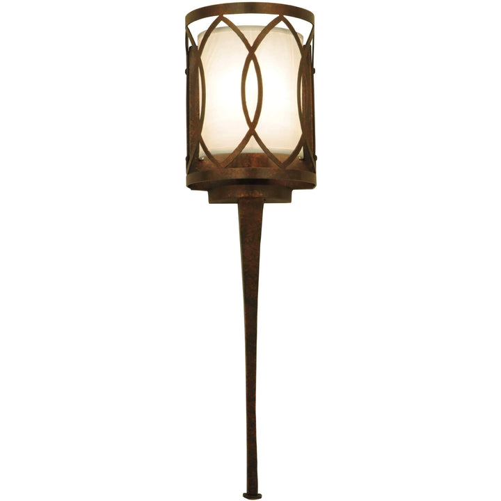 2nd Ave Lighting One Light Gilded Tabacco / Laura Cream Textrene / Fabric Ashville One Light By 2nd Ave Lighting 128042