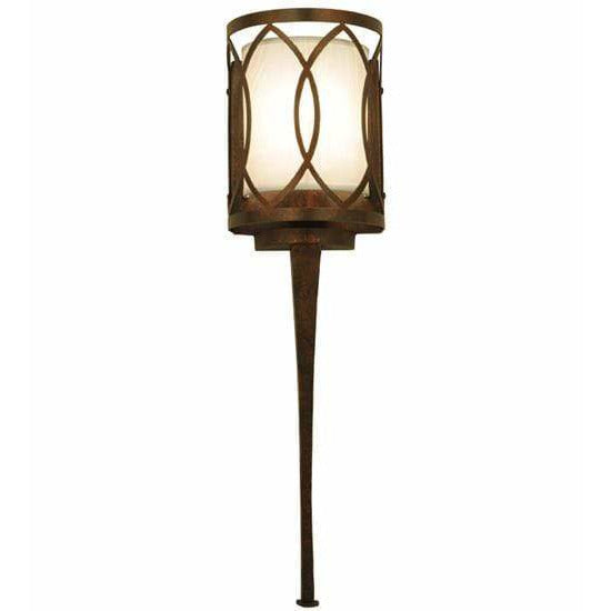 2nd Ave Lighting One Light Gilded Tabacco / Laura Cream Textrene / Fabric Ashville One Light By 2nd Ave Lighting 128042