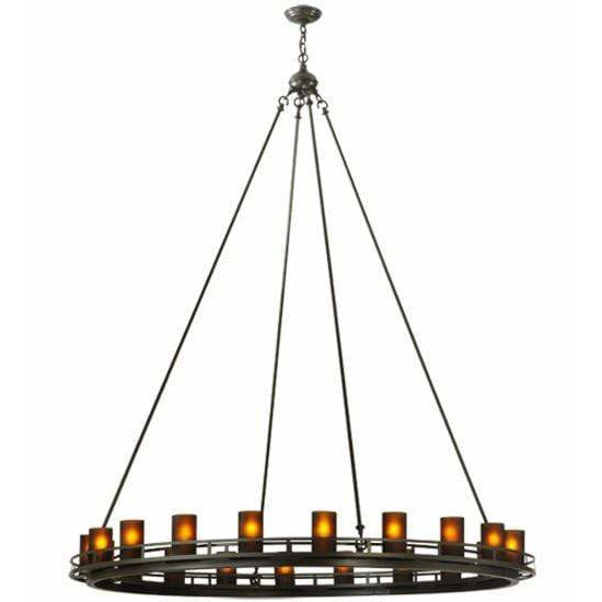2nd Ave Lighting Chandeliers Timeless Bronze / Glass Barbury Chandelier By 2nd Ave Lighting 133495
