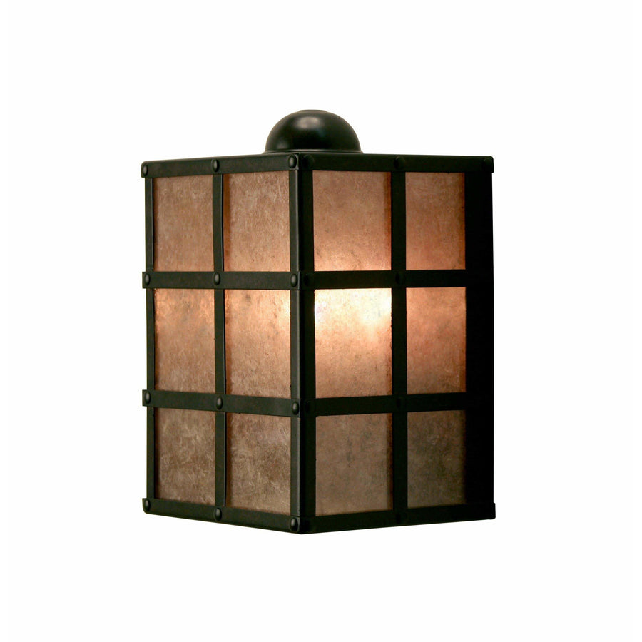 2nd Ave Lighting One Light Antique Iron Gate / Clear Seeded Glass Baretta One Light By 2nd Ave Lighting 117354