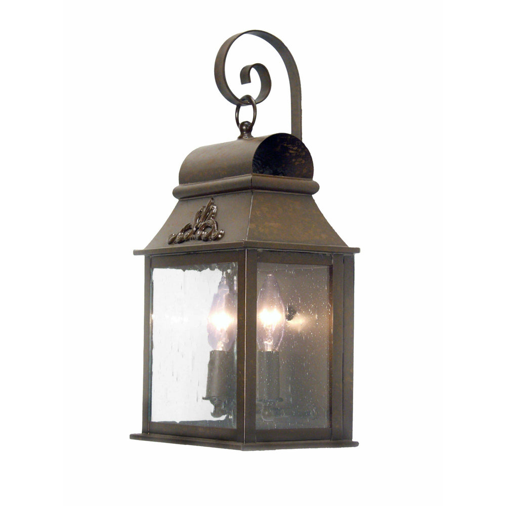 2nd Ave Lighting One Light Coffee Bean / Clear Seeded Glass Bastille One Light By 2nd Ave Lighting 115918