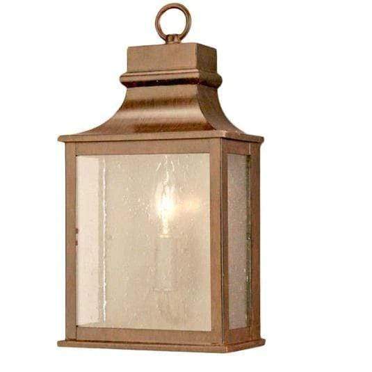 2nd Ave Lighting One Light Antique Rust / Clear Seeded Glass Bastille One Light By 2nd Ave Lighting 129896