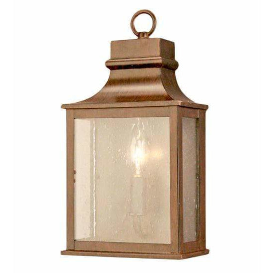 2nd Ave Lighting One Light Antique Rust / Clear Seeded Glass Bastille One Light By 2nd Ave Lighting 129896
