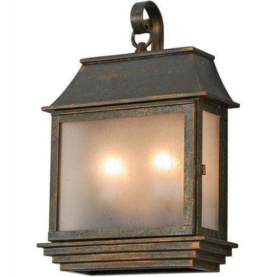 2nd Ave Lighting One Light Golden Bronze / Frosted Seeded Glass Bastille One Light By 2nd Ave Lighting 147471