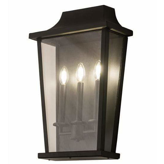 2nd Ave Lighting One Light Clear Acrylic / Textured Black / Glass Fabric Idalight Bastille One Light By 2nd Ave Lighting 181919
