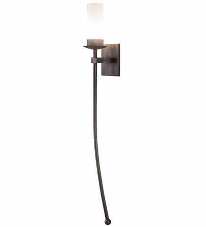 2nd Ave Lighting One Light Coffee Bean / Clear Frosted Glass Cylindre / Glass Fabric Idalight Bechar One Light By 2nd Ave Lighting 135557