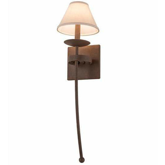 2nd Ave Lighting One Light Antique Rust / Glass Fabric Idalight Bechar One Light By 2nd Ave Lighting 163389