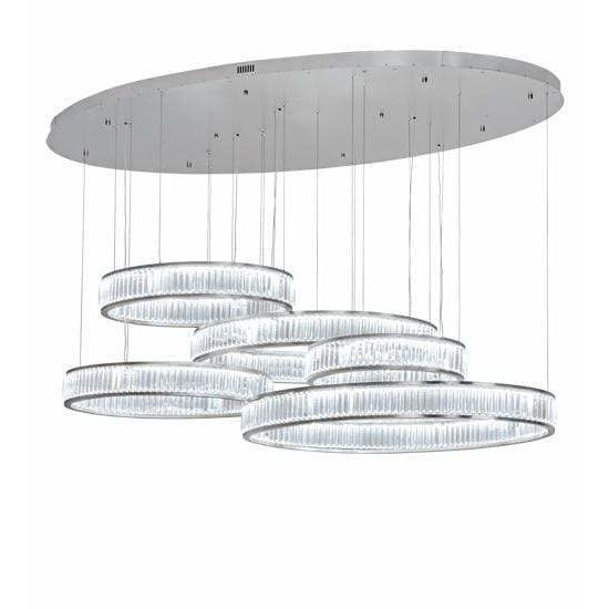 2nd Ave Lighting Pendants Brushed Stainless / Crystal Beckam Pendant By 2nd Ave Lighting 222266