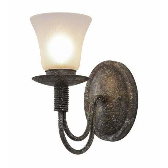 2nd Ave Lighting One Light Ash / Glass Fabric Idalight Bell One Light By 2nd Ave Lighting 155226