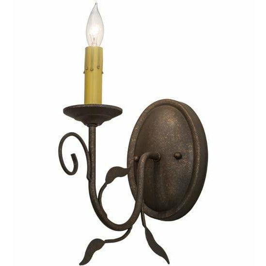 2nd Ave Lighting One Light Gilded Tobacco / Glass Fabric Idalight Bordeaux One Light By 2nd Ave Lighting 155857