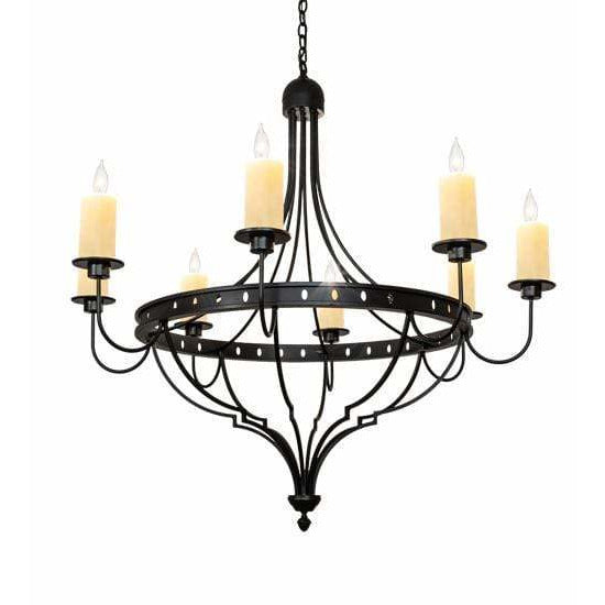 2nd Ave Lighting Chandeliers Textured Black Bottini Chandelier By 2nd Ave Lighting 220739