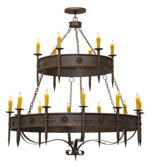 2nd Ave Lighting Chandeliers Gilded Tobacco / Polyresin Calandra Chandelier By 2nd Ave Lighting 145304