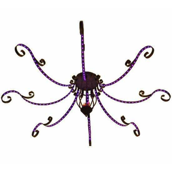 2nd Ave Lighting Chandeliers Cajun Spice / Glass Fabric Idalight Carnevale Chandelier By 2nd Ave Lighting 121274