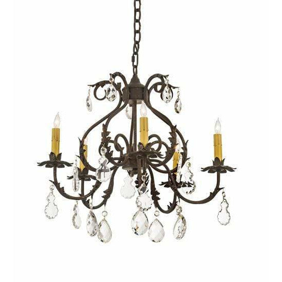 2nd Ave Lighting Chandeliers Gilded Tobacco Chantilly Chandelier By 2nd Ave Lighting 199258