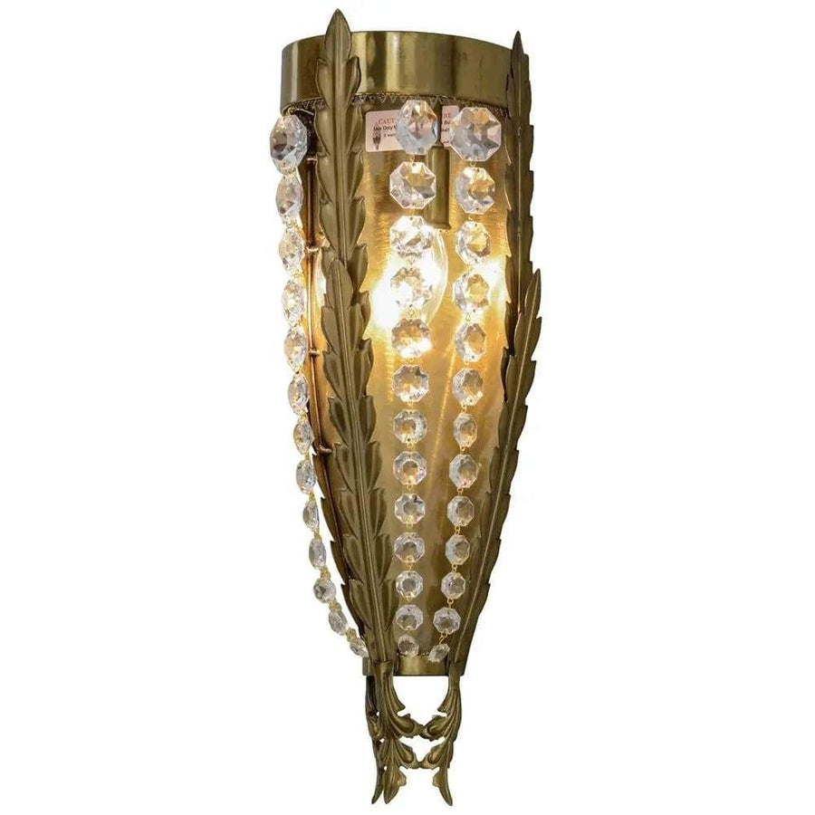 2nd Ave Lighting Led Transparent Gold / Crystals / Glass Fabric Idalight Chrisanne Led By 2nd Ave Lighting 154700