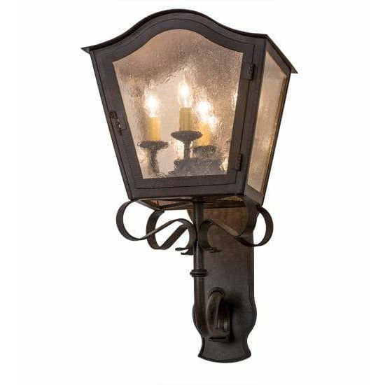 2nd Ave Lighting One Light Cajun Spice / Clear Seeded Glass / Glass Fabric Idalight Christian One Light By 2nd Ave Lighting 165282