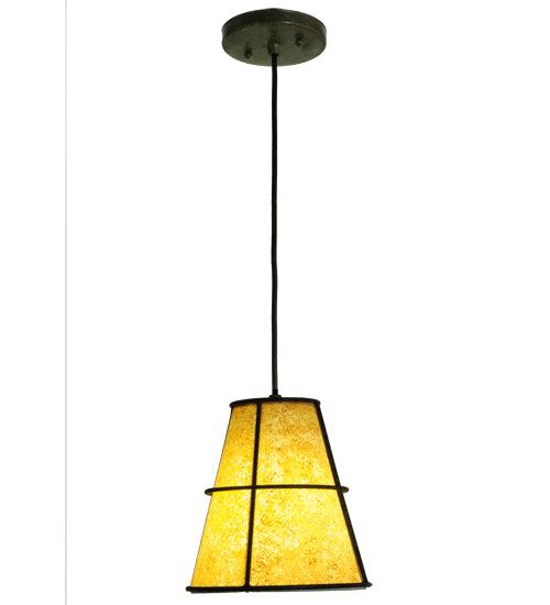 2nd Ave Lighting Pendants Weathered Brass / Parchment / Glass Fabric Idalight Cilindro Pendant By 2nd Ave Lighting 135678