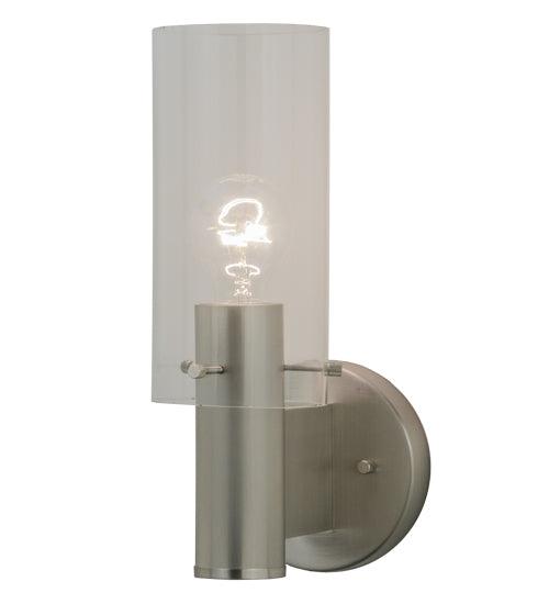 2nd Ave Lighting One Light Satin Nickel / Clear Glass / Glass Cilindro One Light By 2nd Ave Lighting 146106